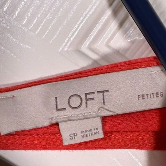 Loft Red Dress - Petite Small - Picture 3 of 3